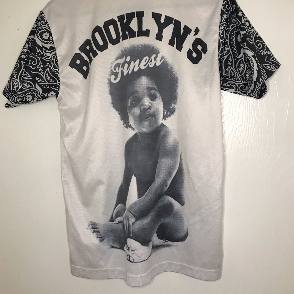 Print t-shirt with baby Biggie on the front